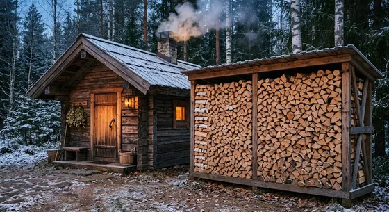 Укладка дров в Шахтах, улица Привокзальная, 4Б